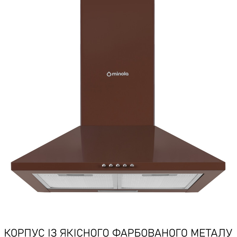 Витяжка Minola HK 5214 BR 700 LED