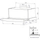 Витяжка Minola HTL 6612 WH 1000 LED
