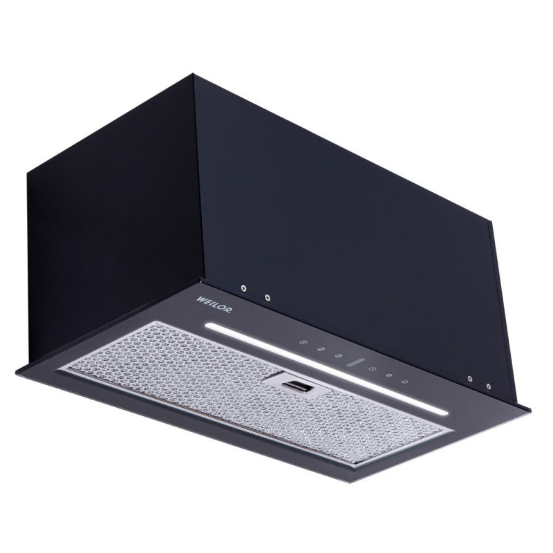 Витяжка WEILOR PBSR 52301 GLASS BL 1100 LED Strip