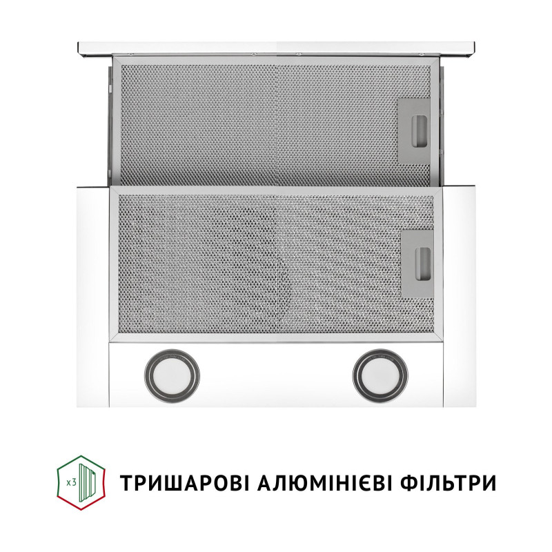 Витяжка Perfelli TL 502 WH LED