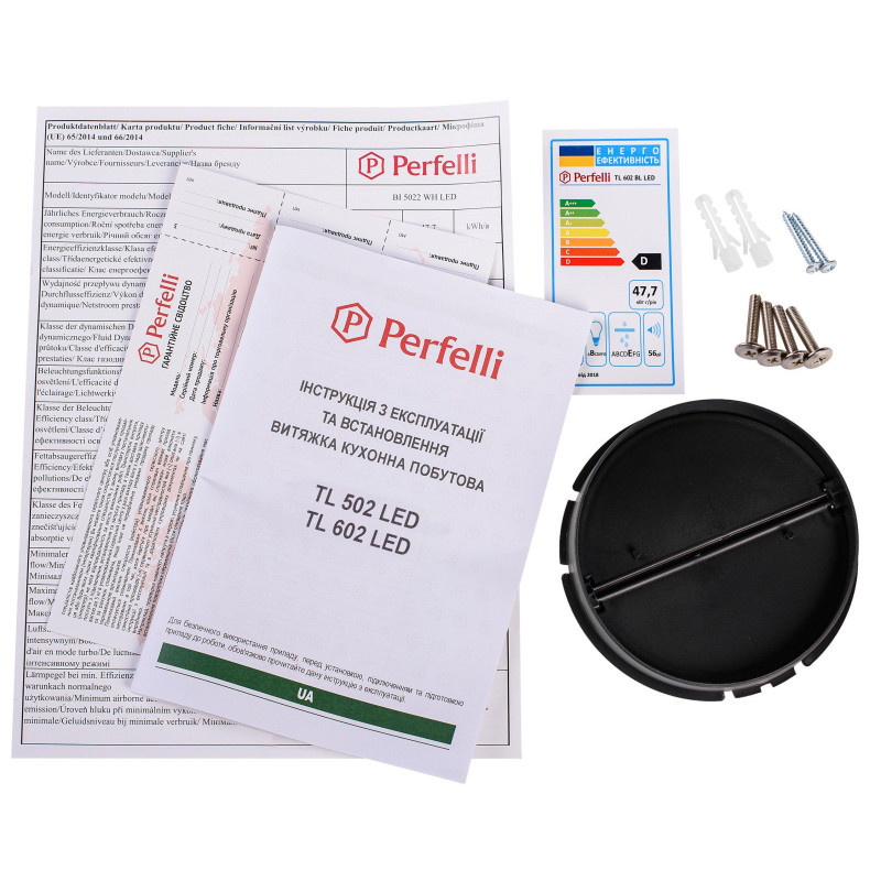 Витяжка Perfelli TL 602 BL LED