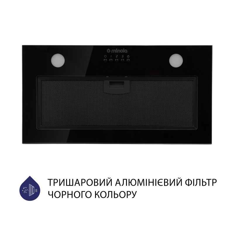Витяжка Minola HBI 52622 BL GLASS 700 LED