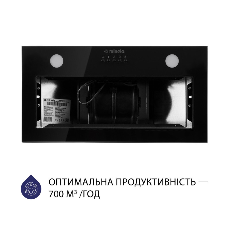 Витяжка Minola HBI 52622 BL GLASS 700 LED