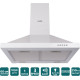 Витяжка VENTOLUX LAZIO 60 WH (1000) LED