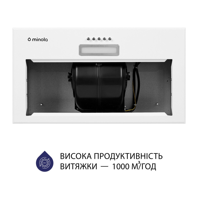 Витяжка Minola HBI 5614 WH 1000 LED