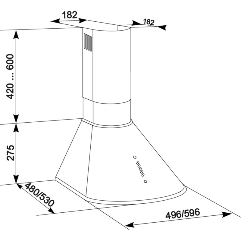 Витяжка ELEYUS Viola 750 50 IS