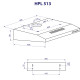 Витяжка Minola HPL 513 BL