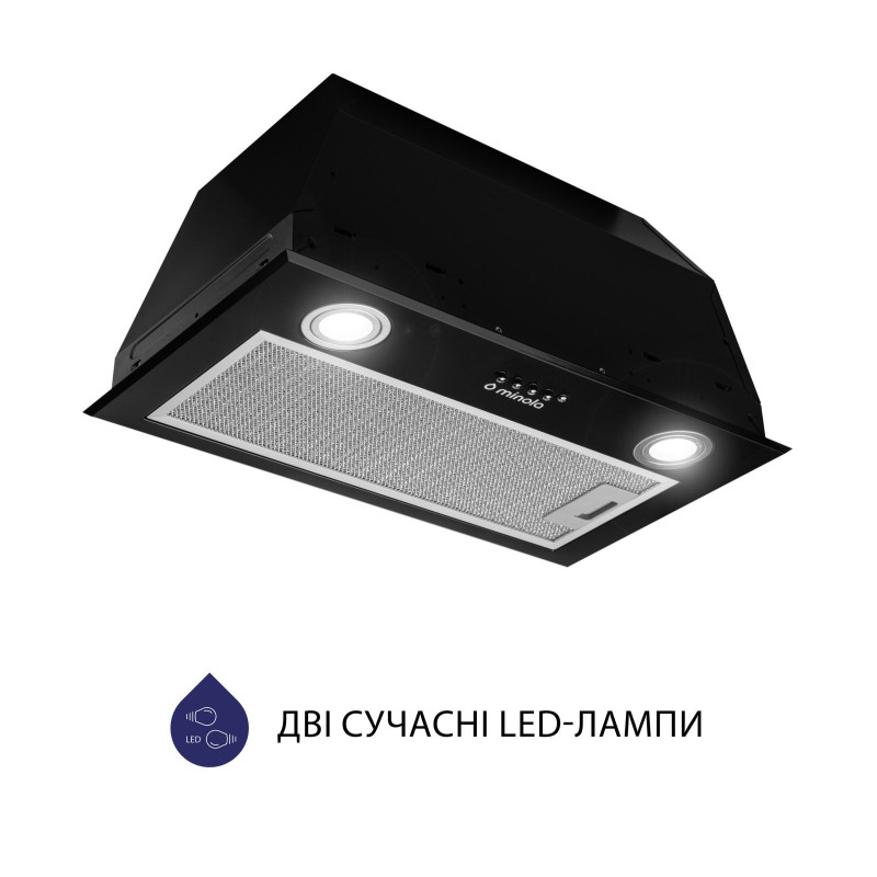 Витяжка Minola HBI 5722 BL 1200 LED