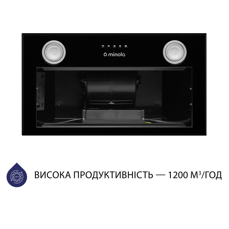 Витяжка Minola HBI 5722 BL 1200 LED