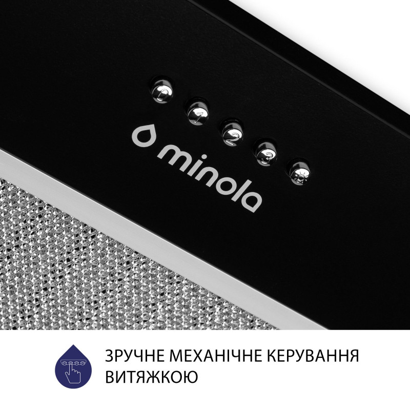 Витяжка Minola HBI 5722 BL 1200 LED