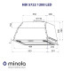 Витяжка Minola HBI 5722 BL 1200 LED