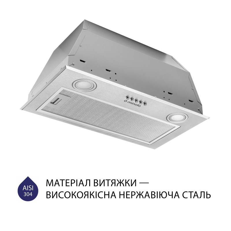 Витяжка Minola HBI 5722 I 1200 LED