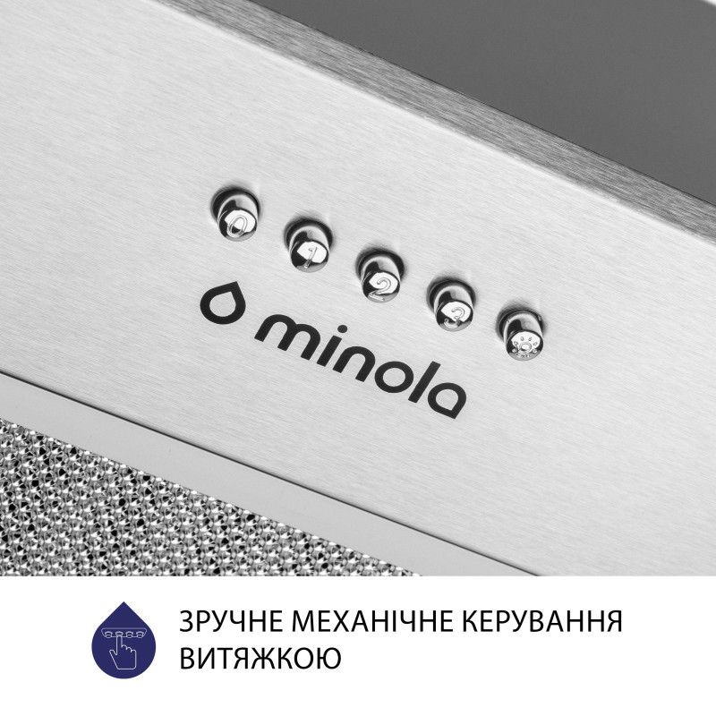 Витяжка Minola HBI 5722 I 1200 LED