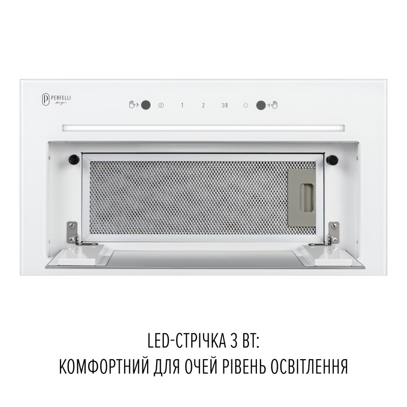 Витяжка PERFELLI DESIGN FILINI 5 BIANCO SILENZIO