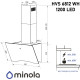 Витяжка Minola HVS 6812 WH 1200 LED
