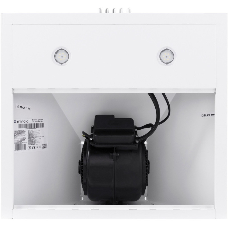 Витяжка Minola HK 5212 WH 700 LED