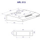 Витяжка Minola HPL 513 WH