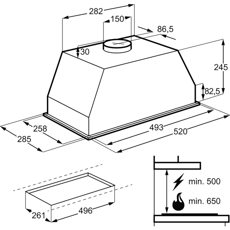 Витяжка Electrolux LFG525S