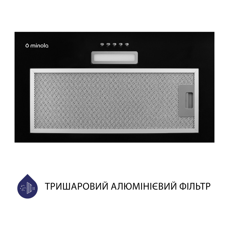 Витяжка Minola HBI 5025 BL LED