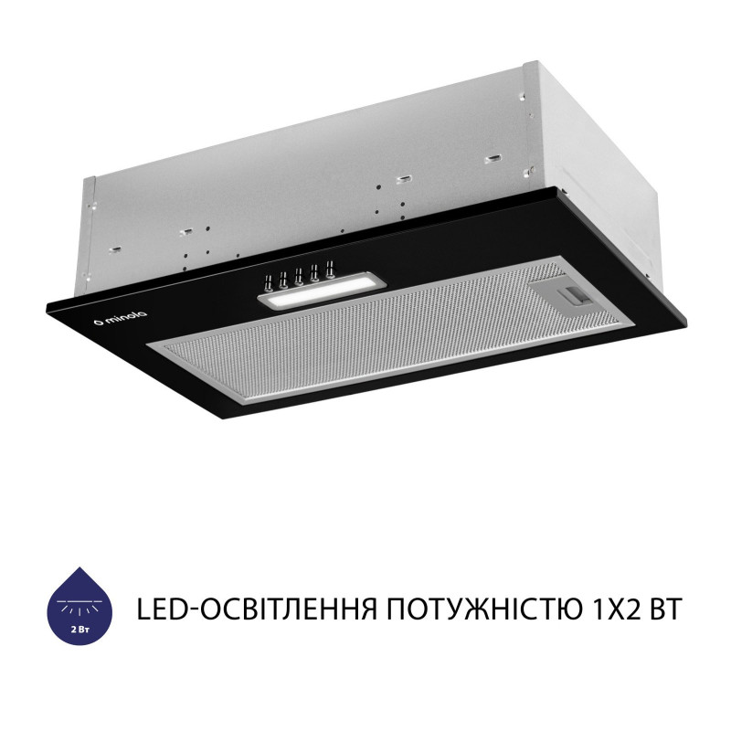 Витяжка Minola HBI 5025 BL LED
