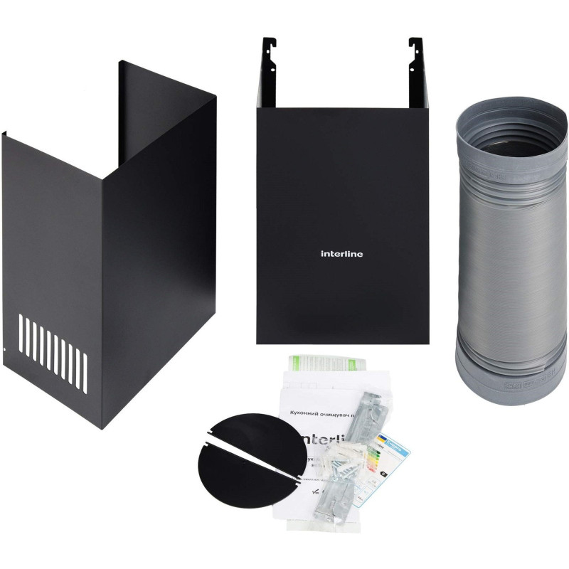 Витяжка INTERLINE FIESTA BK A 60 TC/GL/A