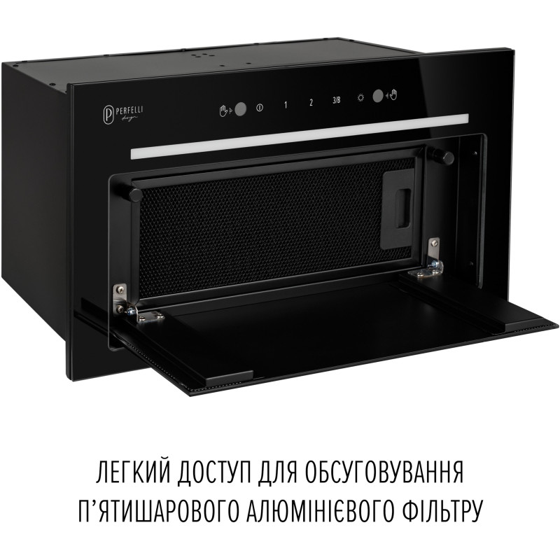 Витяжка PERFELLI DESIGN FILINI 5 NERO SILENZIO