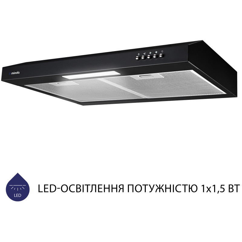 Витяжка Minola HPL 612 BL