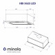 Витяжка Minola HBI 5025 I LED