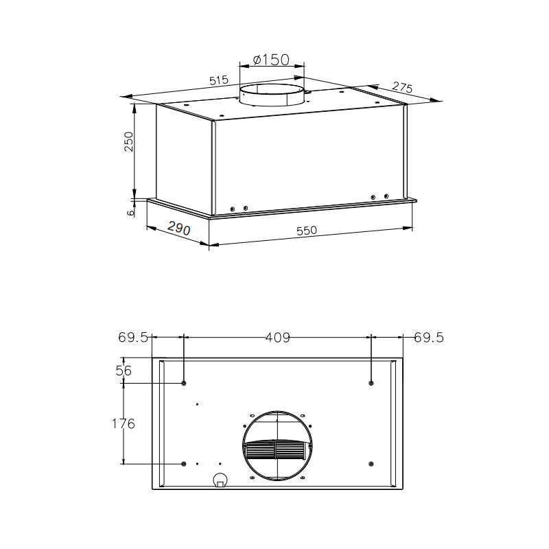 Витяжка Hansa OMP6553WGH