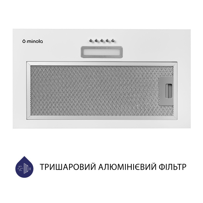 Витяжка Minola HBI 5025 WH LED