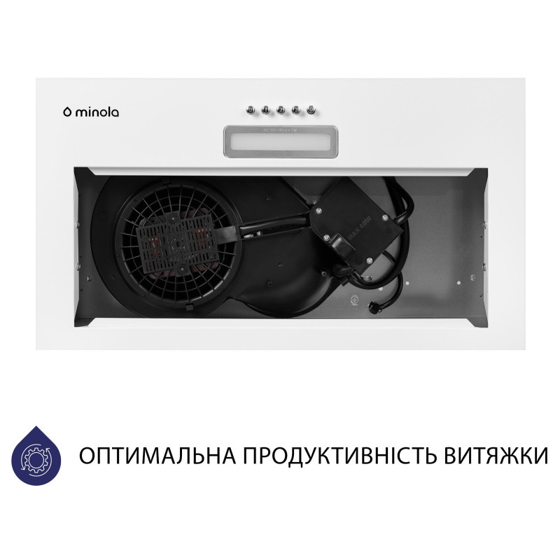 Витяжка Minola HBI 5025 WH LED