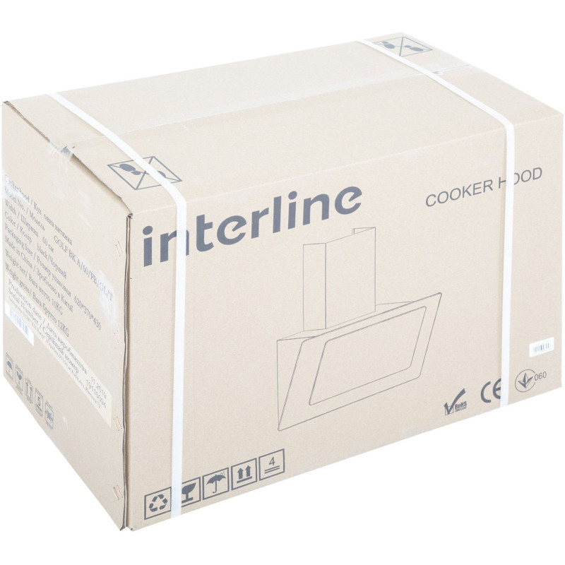 Витяжка INTERLINE GOLF BK A/60/PB/GL/T