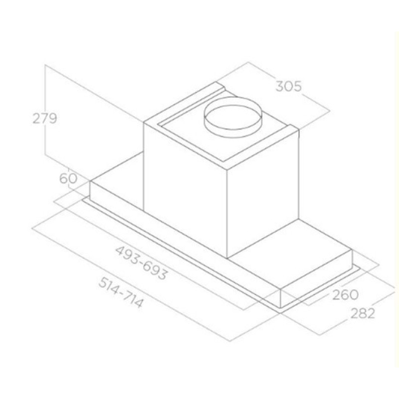 Витяжка Elica INN 2.0 IX/A/52