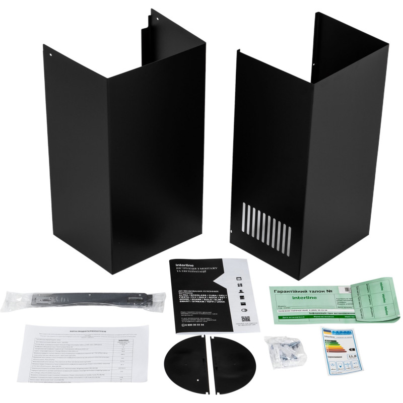 Витяжка INTERLINE STREAM MATT BL A/60/GL/M