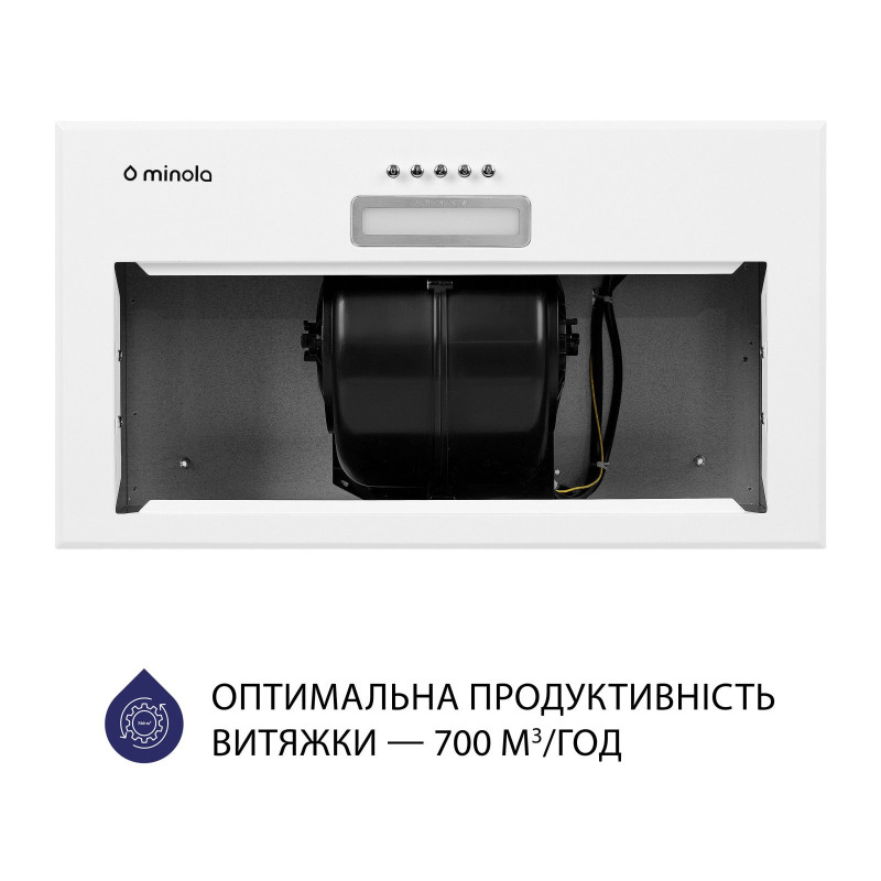 Витяжка Minola HBI 5214 WH 700 LED