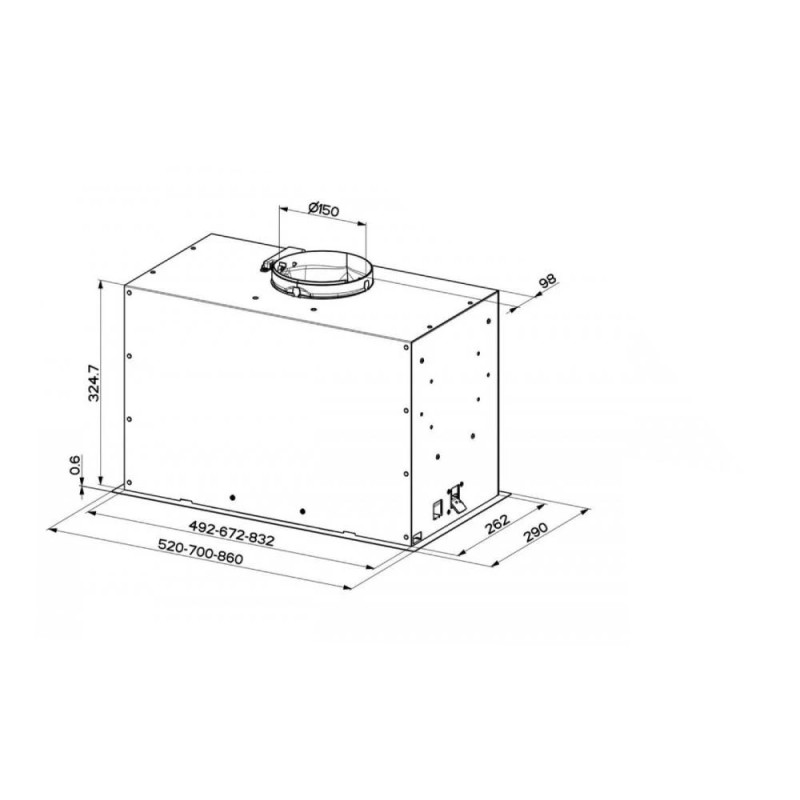 Витяжка Faber Inka Lux Evo Wh Matt A52 (305.0665.357)