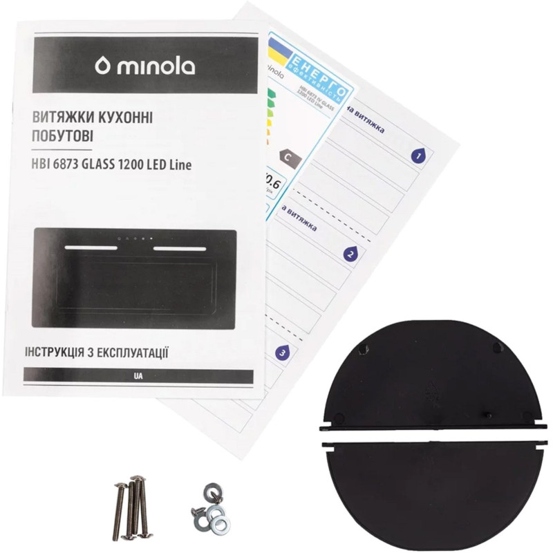 Витяжка Minola HBI 6873 IV GLASS 1200 LED Line
