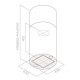 Витяжка ELICA TUBE PRO ISLAND BL MAT/A/43
