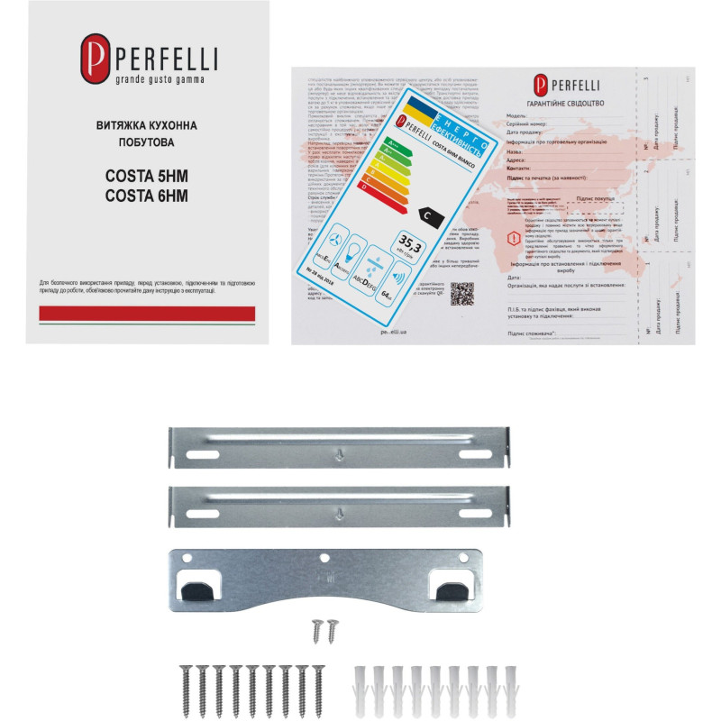 Витяжка PERFELLI COSTA 6HM BIANCO