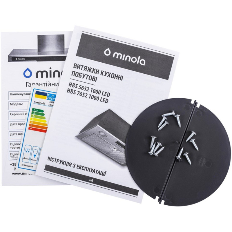 Витяжка Minola HBS 5652 BL 1000 LED