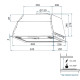 Витяжка Minola HBS 5652 BL 1000 LED
