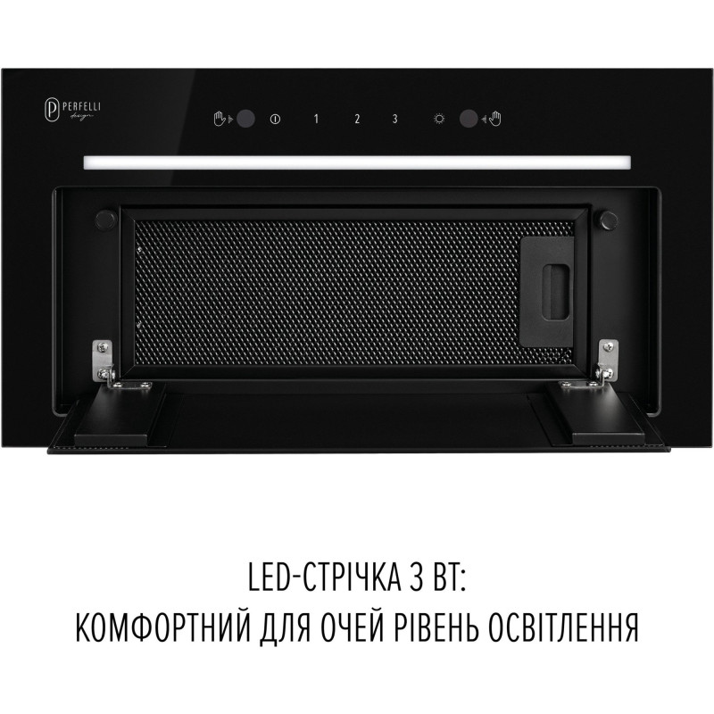 Витяжка PERFELLI DESIGN FILINI 5NW NERO SILENZIO