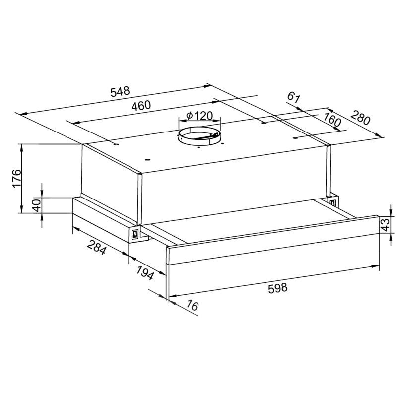 Витяжка Hansa OTP6243IH