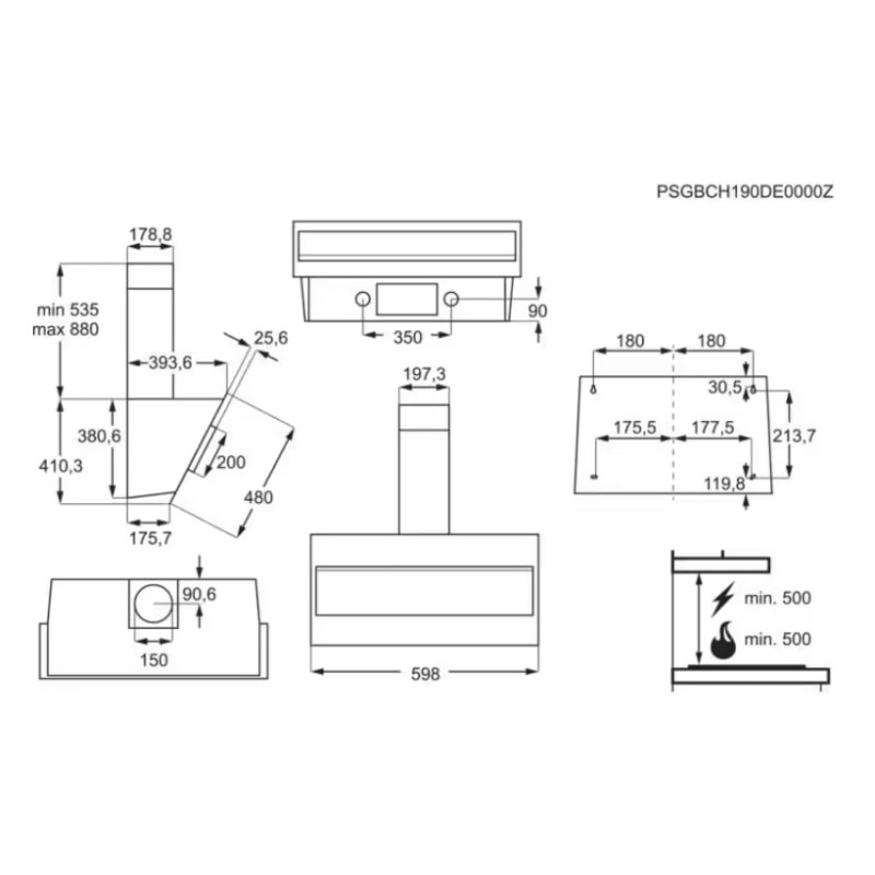 Витяжка Electrolux LFV316W