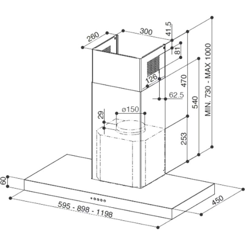 Витяжка Faber Stilo Smart X A90 (325.0615.635)