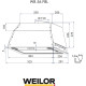 Витяжка WEILOR WB 56 FBL