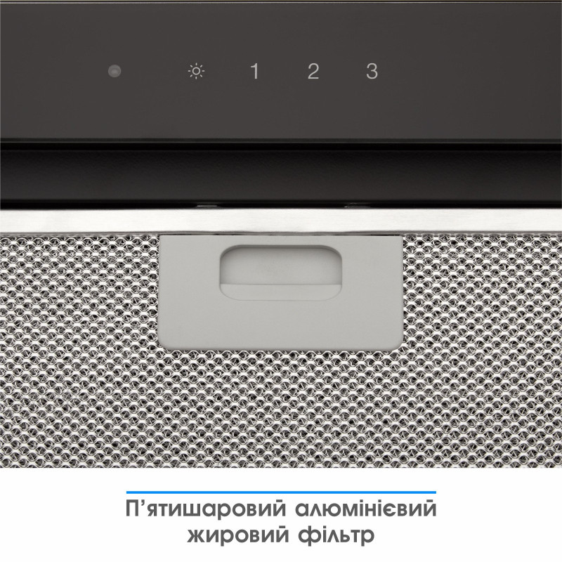 Витяжка ELEYUS GEMINI 700 LED 52 BL