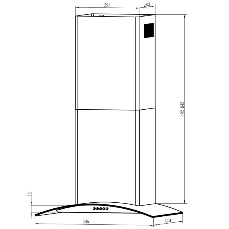 Витяжка GRUNHELM GVG 156 TW