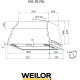 Витяжка WEILOR WB 58 FBL