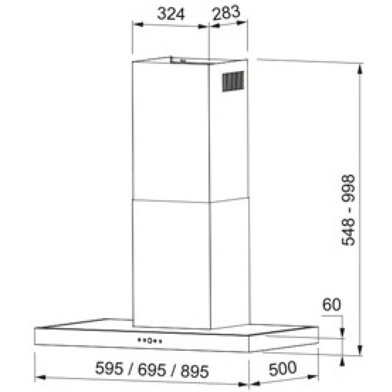 Витяжка Faber TSP X A60 2LS (325.0568.817)